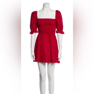 Reformation Mini Red Dress